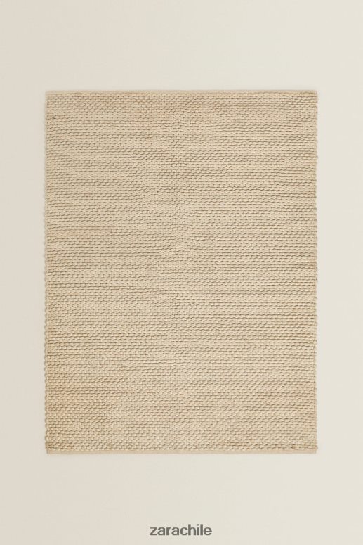 accesorios cl Zara unisexo alfombra de lana de fieltro crudo JJ06N41653