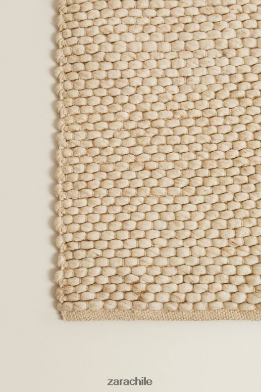 accesorios cl Zara unisexo alfombra de lana de fieltro crudo JJ06N41653