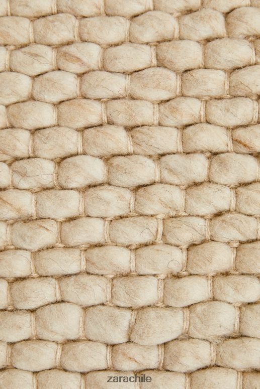 accesorios cl Zara unisexo alfombra de lana de fieltro crudo JJ06N41653