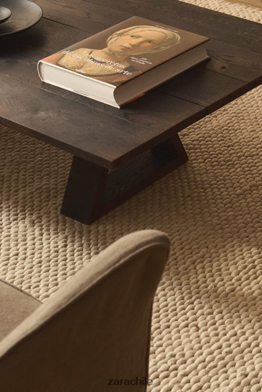 accesorios cl Zara unisexo alfombra de lana de fieltro crudo JJ06N41653