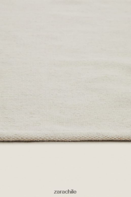 accesorios cl Zara unisexo alfombra de mezcla de lana crudo JJ06N41650