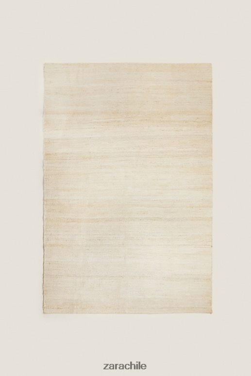 accesorios cl Zara unisexo alfombra de yute. beige claro JJ06N41646