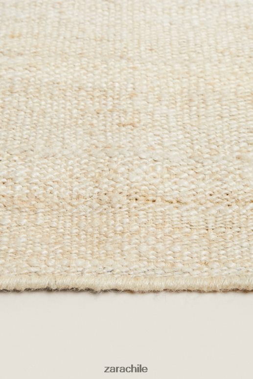 accesorios cl Zara unisexo alfombra de yute. beige claro JJ06N41646