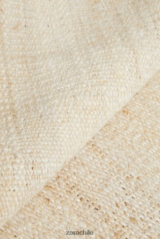 accesorios cl Zara unisexo alfombra de yute. beige claro JJ06N41646