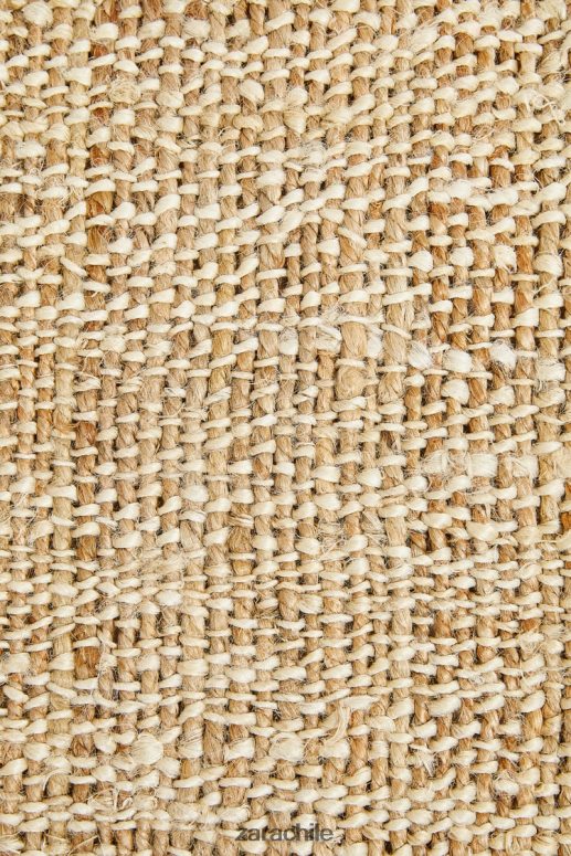 accesorios cl Zara unisexo alfombra de yute. beige claro JJ06N41647