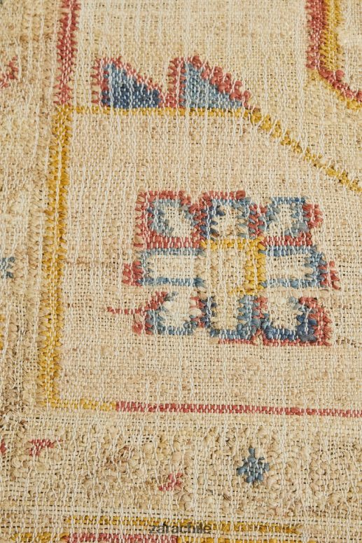 accesorios cl Zara unisexo alfombra de yute vintage beige claro JJ06N41640