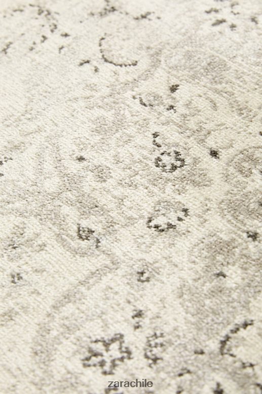 accesorios cl Zara unisexo alfombra efecto vintage beige JJ06N41660