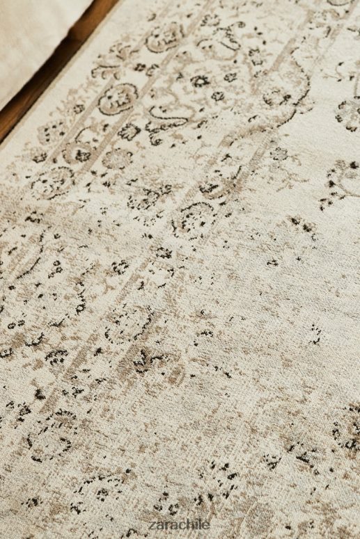 accesorios cl Zara unisexo alfombra efecto vintage beige JJ06N41660