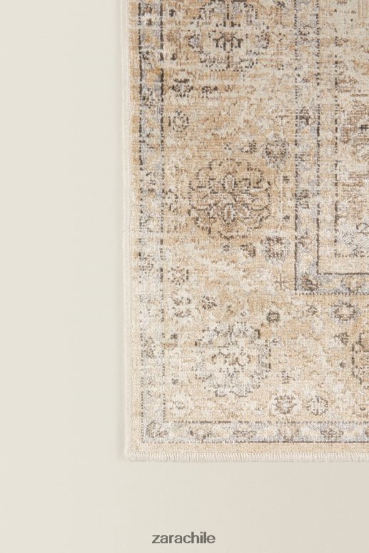 accesorios cl Zara unisexo alfombra efecto vintage marrón JJ06N41657