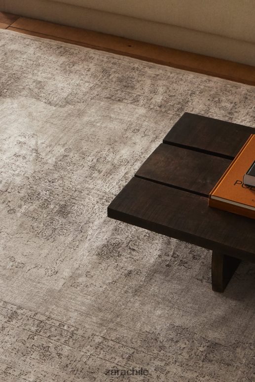 accesorios cl Zara unisexo alfombra vintage gris JJ06N41659