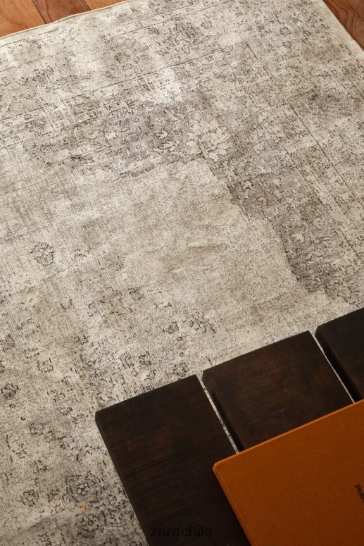 accesorios cl Zara unisexo alfombra vintage gris JJ06N41659