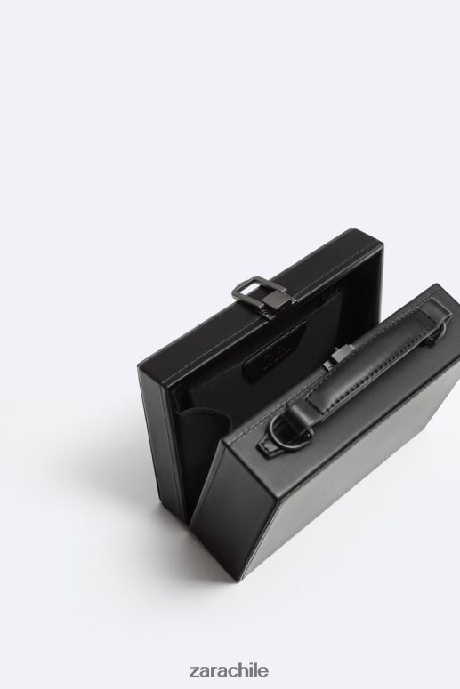 accesorios cl Zara hombres bandolera tipo caja rígida negro JJ06N41311