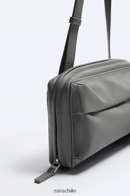 accesorios cl Zara hombres bolso tipo cartera tipo bandolera verde JJ06N41306