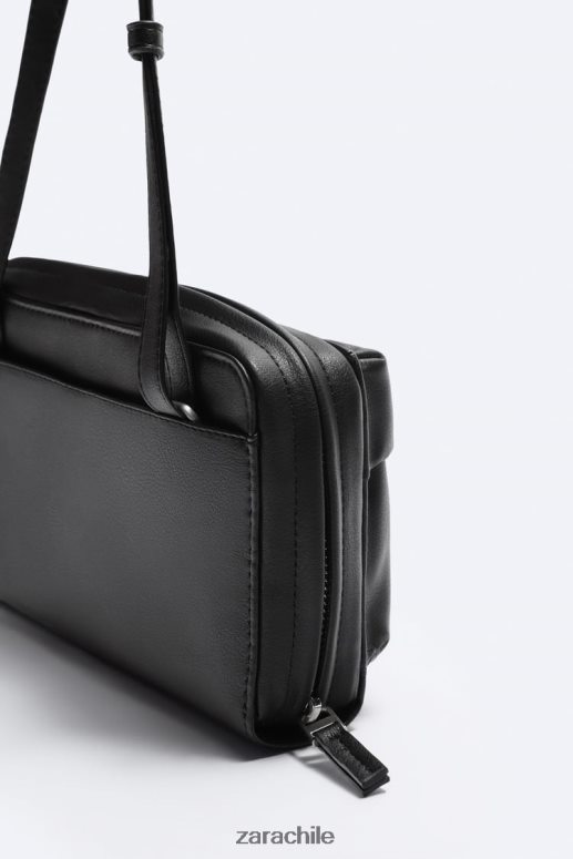 accesorios cl Zara hombres cartera tipo bandolera xl negro JJ06N41307