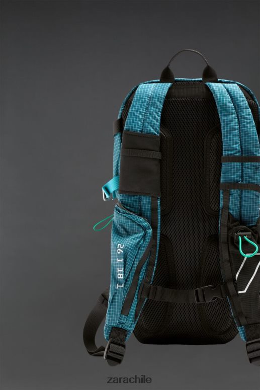 accesorios cl Zara hombres mochila tecnica azul JJ06N41280