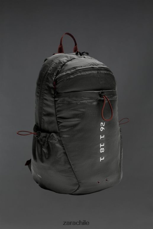 accesorios cl Zara hombres mochila tecnica gris JJ06N41278