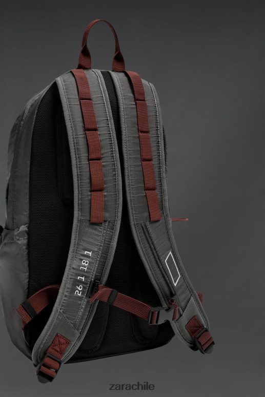 accesorios cl Zara hombres mochila tecnica gris JJ06N41278