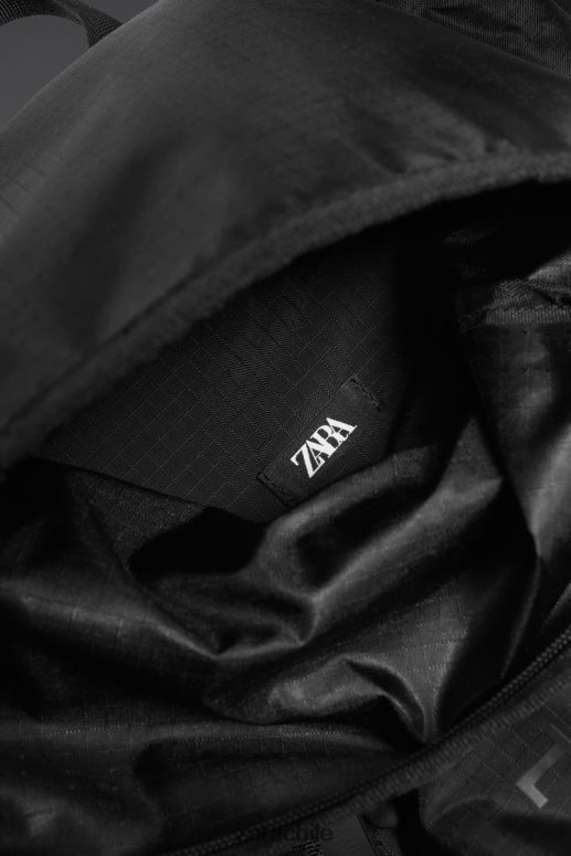 accesorios cl Zara hombres mochila tecnica negro JJ06N41282