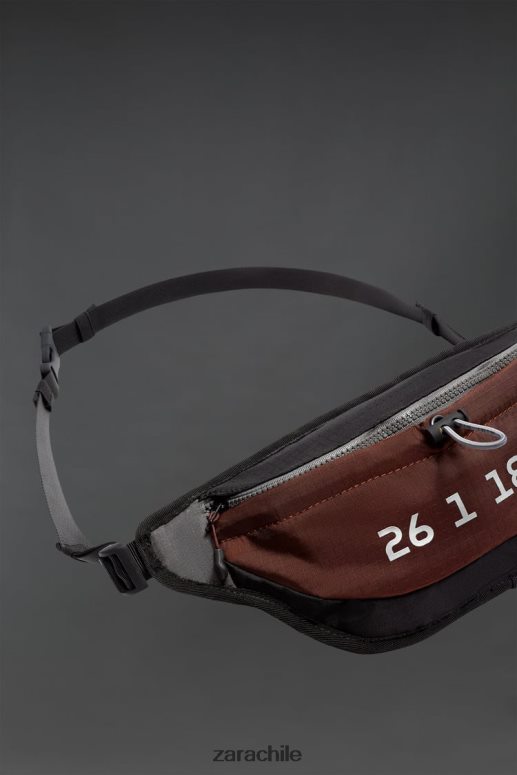 accesorios cl Zara hombres riñonera de nailon multicolor JJ06N41281