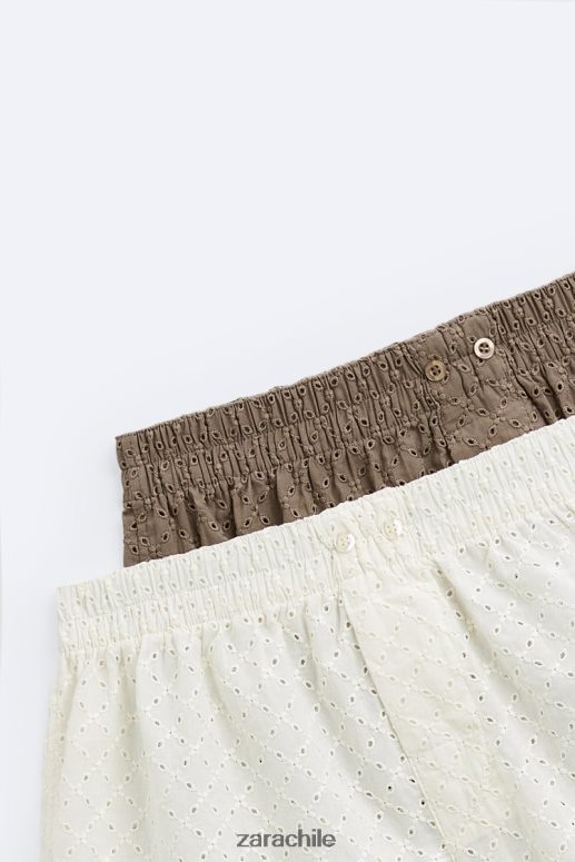 accesorios cl Zara hombres Pack 2 bóxers bordados calados varios JJ06N41420