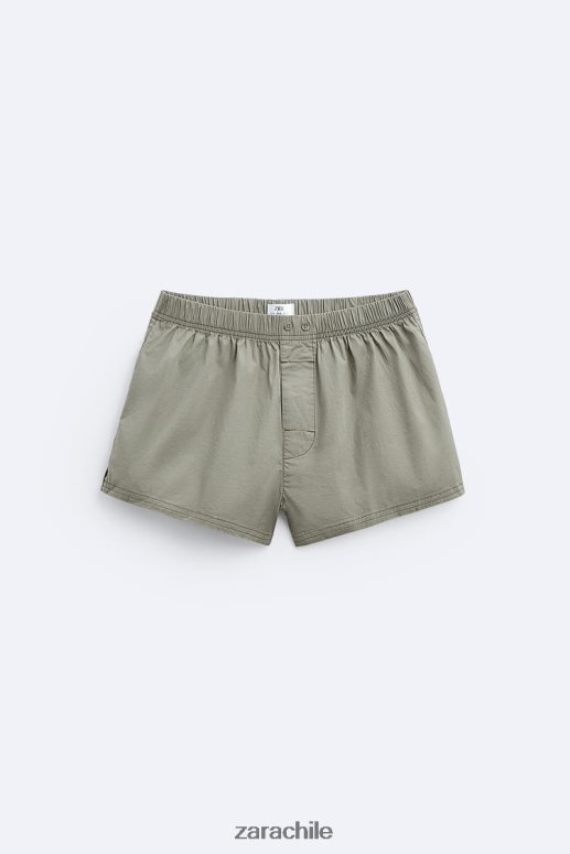 accesorios cl Zara hombres Pack de 2 bóxers cortos de popelín varios JJ06N41418