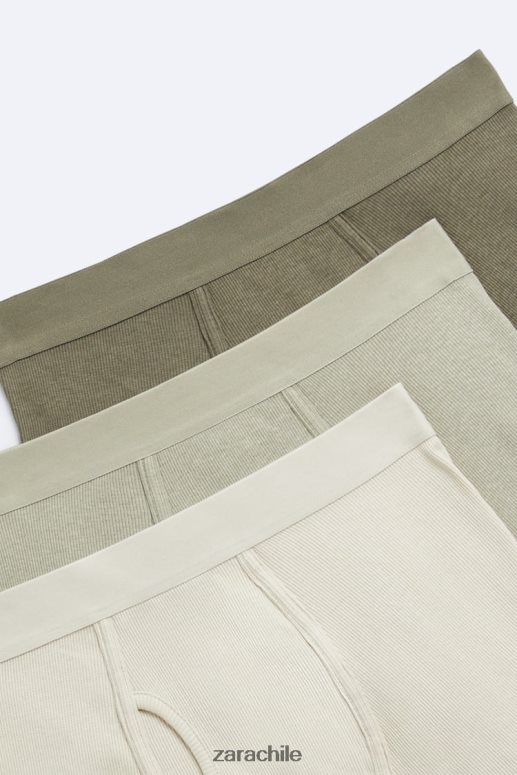 accesorios cl Zara hombres Pack de 3 boxers texturizados varios JJ06N41425