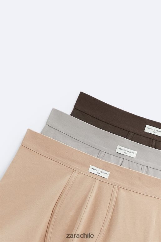 accesorios cl Zara hombres Paquete de 3 boxers blandos varios JJ06N41427