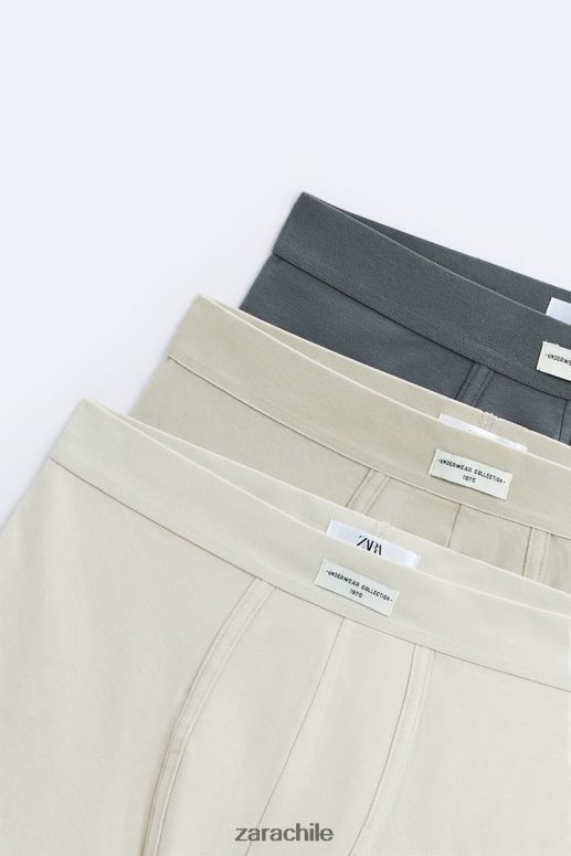 accesorios cl Zara hombres Paquete de 3 boxers blandos varios JJ06N41428