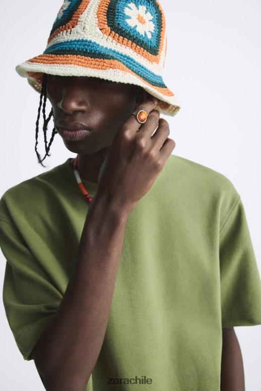 accesorios cl Zara hombres Paquete de 2 anillos de piedra. plata JJ06N41481