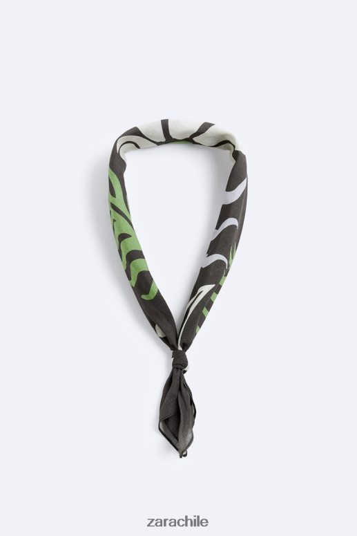 accesorios cl Zara hombres bandana con estampado floral multicolor JJ06N41400