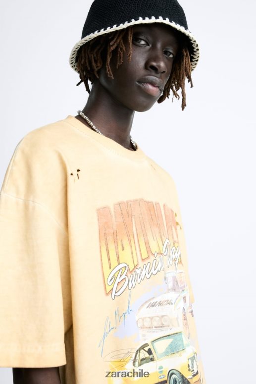 accesorios cl Zara hombres gorro de crochet en contraste negro JJ06N41439