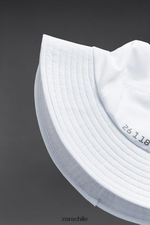 accesorios cl Zara hombres sombrero de pescador técnico blanco JJ06N41402