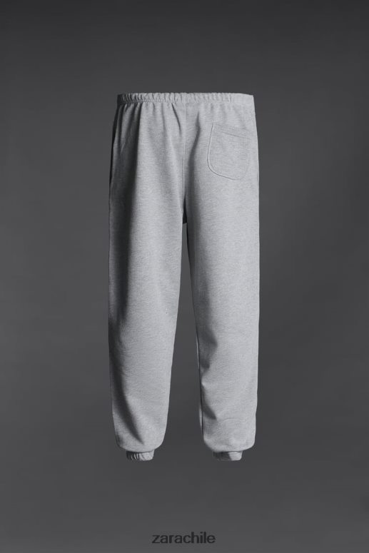 ropa cl Zara hombres pantalones de jogging everlast marga gris JJ06N4946