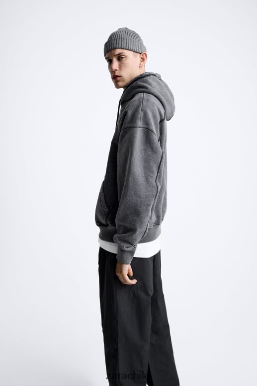 ropa cl Zara hombres pantalones técnicos con cinturón negro JJ06N4952