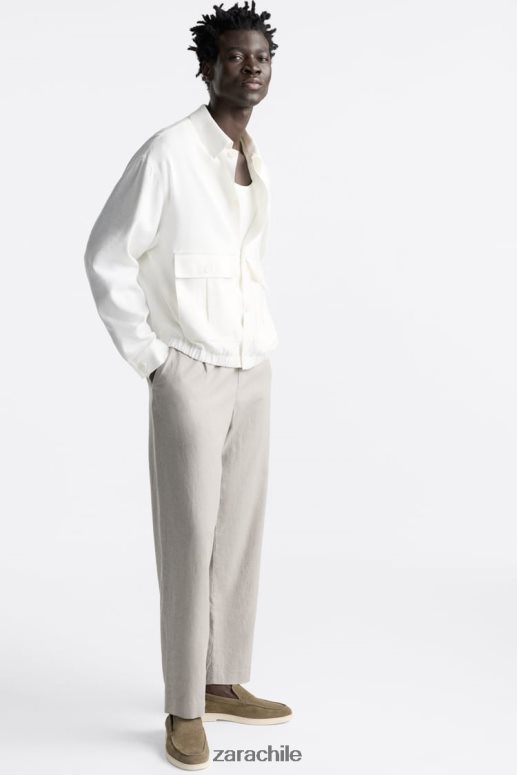 calzado cl Zara hombres mocasines casuales de gamuza marron oscuro JJ06N41271