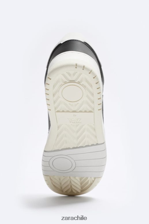 calzado cl Zara hombres zapatillas gruesas negro JJ06N41265