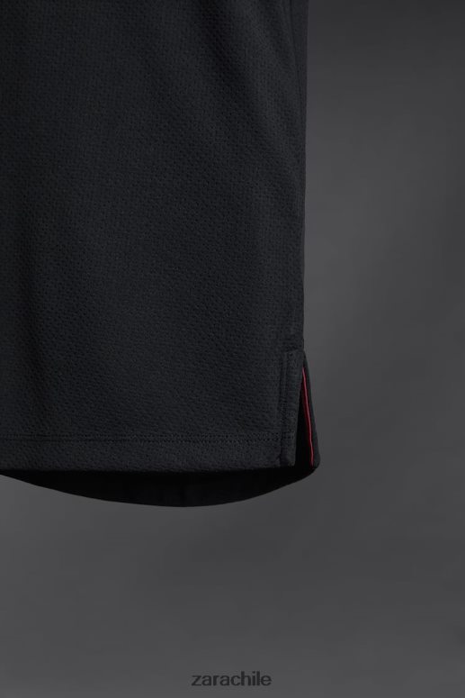 ropa cl Zara hombres camiseta sin mangas everlast negro JJ06N41197