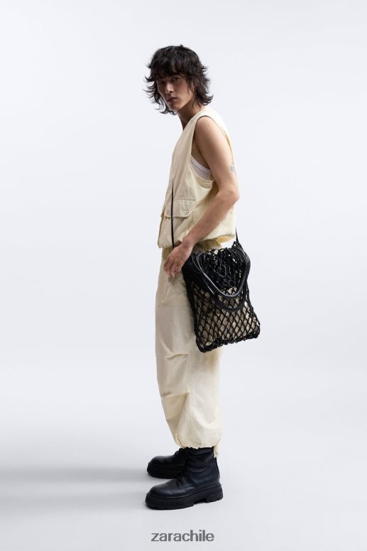 ropa cl Zara hombres chaleco acolchado edición limitada crudo JJ06N41124