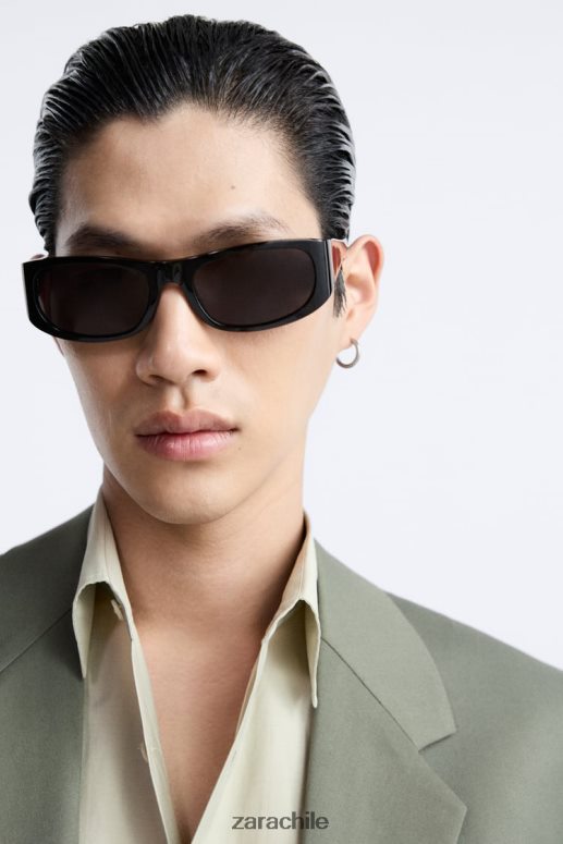 ropa cl Zara hombres chaqueta de traje verde JJ06N41146