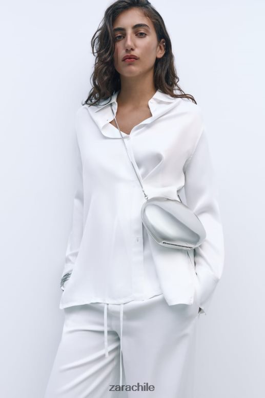 accesorios cl Zara mujer bolsa de caja metálica plata JJ06N4748