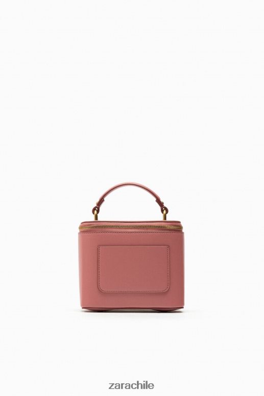 accesorios cl Zara mujer bolso crossbody estructurado rosa JJ06N4741