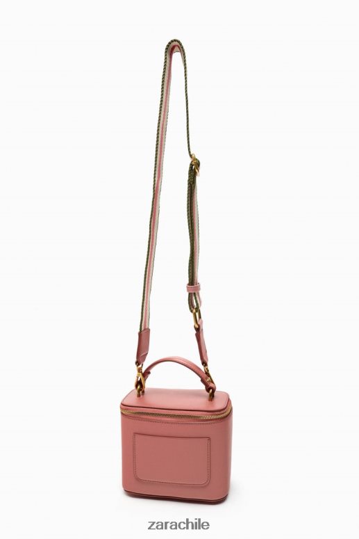 accesorios cl Zara mujer bolso crossbody estructurado rosa JJ06N4741