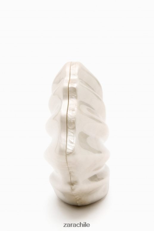 accesorios cl Zara mujer bolso tipo caja con perlas artificiales blanco JJ06N4755