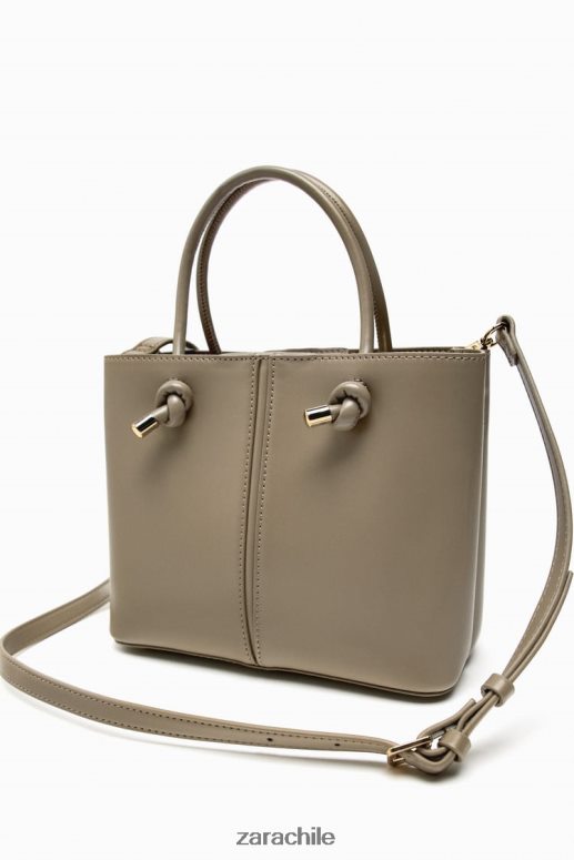 accesorios cl Zara mujer mini bolso urbano gris JJ06N4742