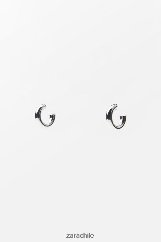 accesorios cl Zara mujer pack de pendientes de aro plata JJ06N4939
