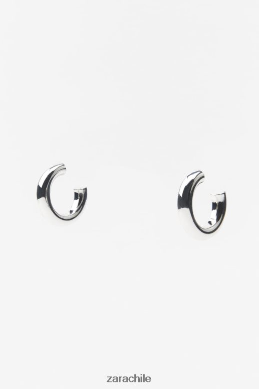 accesorios cl Zara mujer pack de pendientes de aro plata JJ06N4939