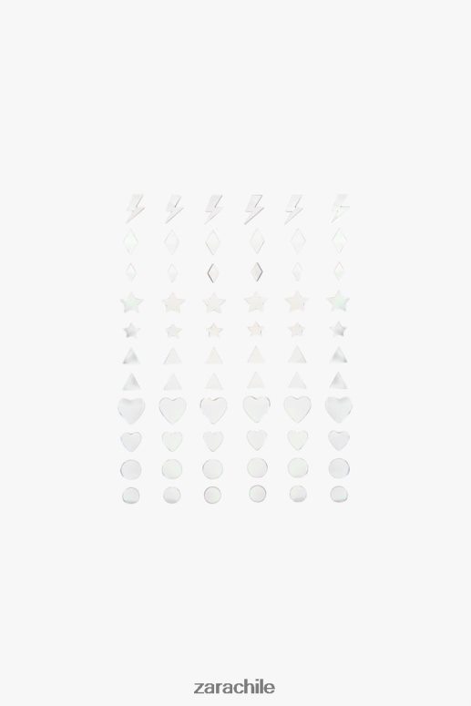 accesorios cl Zara mujer joya pegatinas original JJ06N4809