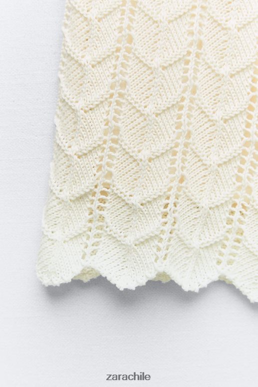 ropa cl Zara mujer pantalones cortos de ganchillo crudo JJ06N4620