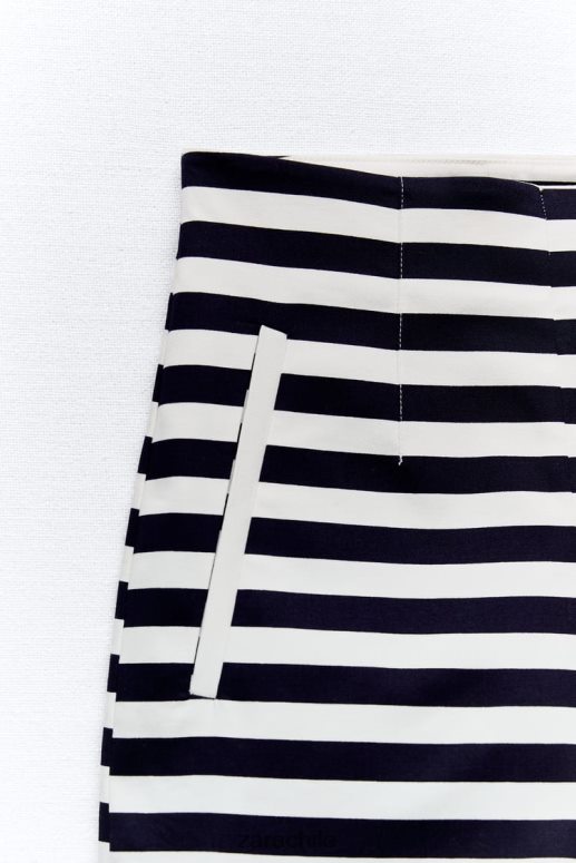 ropa cl Zara mujer shorts a la cintura a rayas JJ06N4554