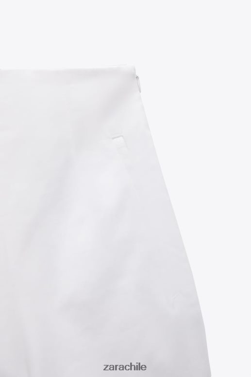 ropa cl Zara mujer shorts a la cintura blanco JJ06N4603